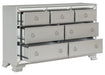 Avondale Dresser in Silver 1646-5 - U&U Home Budget Furniture (Carteret, NJ)