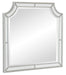 Avondale Mirror in Silver 1646-6 - U&U Home Budget Furniture (Carteret, NJ)