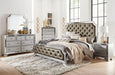Avondale Mirror in Silver 1646-6 - U&U Home Budget Furniture (Carteret, NJ)
