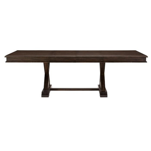 Cardano Dining Table in Charcoal 1689-96* - U&U Home Budget Furniture (Carteret, NJ)