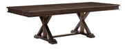 Cardano Dining Table in Charcoal 1689-96* - U&U Home Budget Furniture (Carteret, NJ)
