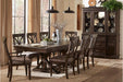Cardano Dining Table in Charcoal 1689-96* - U&U Home Budget Furniture (Carteret, NJ)