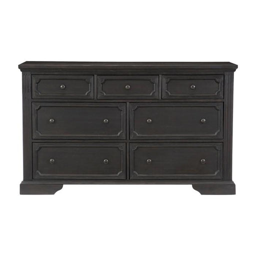 Bolingbrook Dresser in Coffee 1647-5 - U&U Home Budget Furniture (Carteret, NJ)