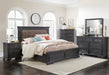 Bolingbrook Mirror in Coffee 1647-6 - U&U Home Budget Furniture (Carteret, NJ)