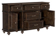 Cardano Buffet/Server in Charcoal 1689-55 - U&U Home Budget Furniture (Carteret, NJ)