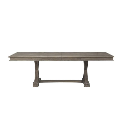 Cardano Dining Table in Light Brown 1689BR-96* - U&U Home Budget Furniture (Carteret, NJ)
