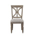 Cardano Side Chair in Light Brown (Set of 2) - U&U Home Budget Furniture (Carteret, NJ)