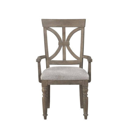 Cardano Arm Chair in Light Brown(Set of 2) - U&U Home Budget Furniture (Carteret, NJ)