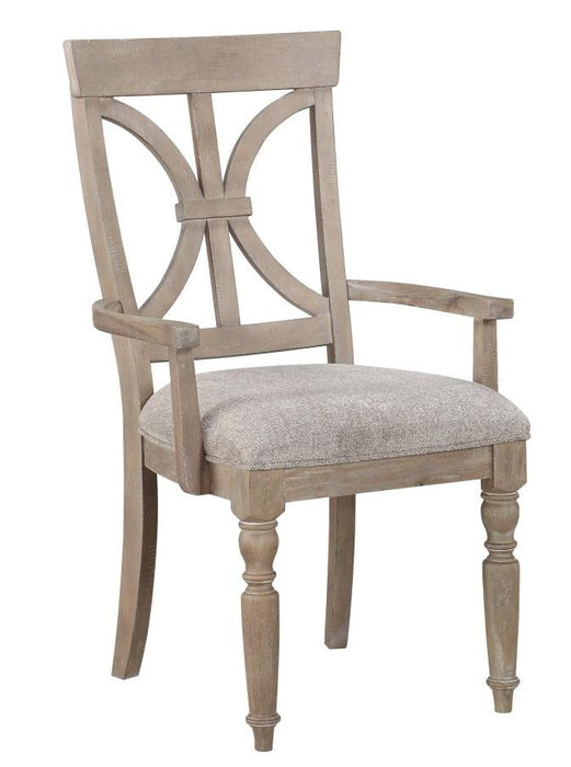 Cardano Arm Chair in Light Brown(Set of 2) - U&U Home Budget Furniture (Carteret, NJ)