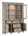 Cardano Buffet & Hutch in Light Brown 1689BR-50* - U&U Home Budget Furniture (Carteret, NJ)