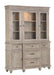 Cardano Buffet & Hutch in Light Brown 1689BR-50* - U&U Home Budget Furniture (Carteret, NJ)
