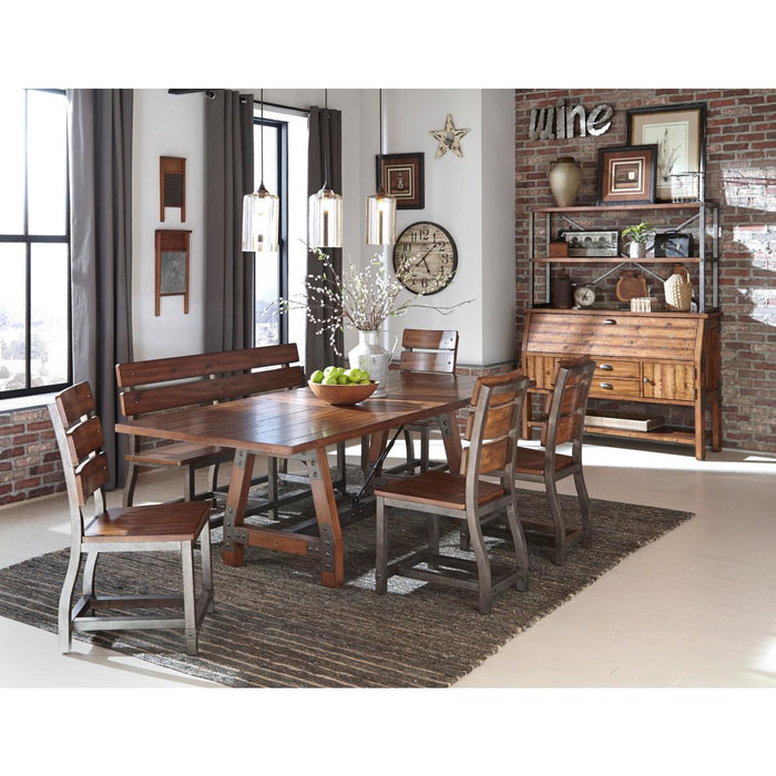 Holverson Buffet/Server in Rustic Brown 1715-55 - U&U Home Budget Furniture (Carteret, NJ)