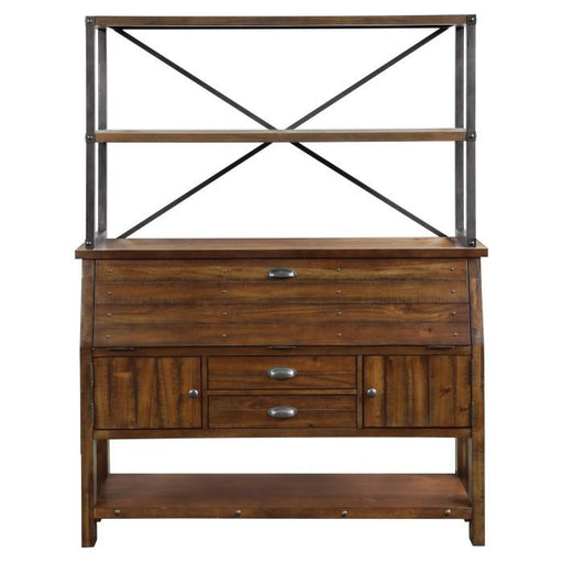 Holverson Backer's Back in Rustic Brown 1715-50* - U&U Home Budget Furniture (Carteret, NJ)