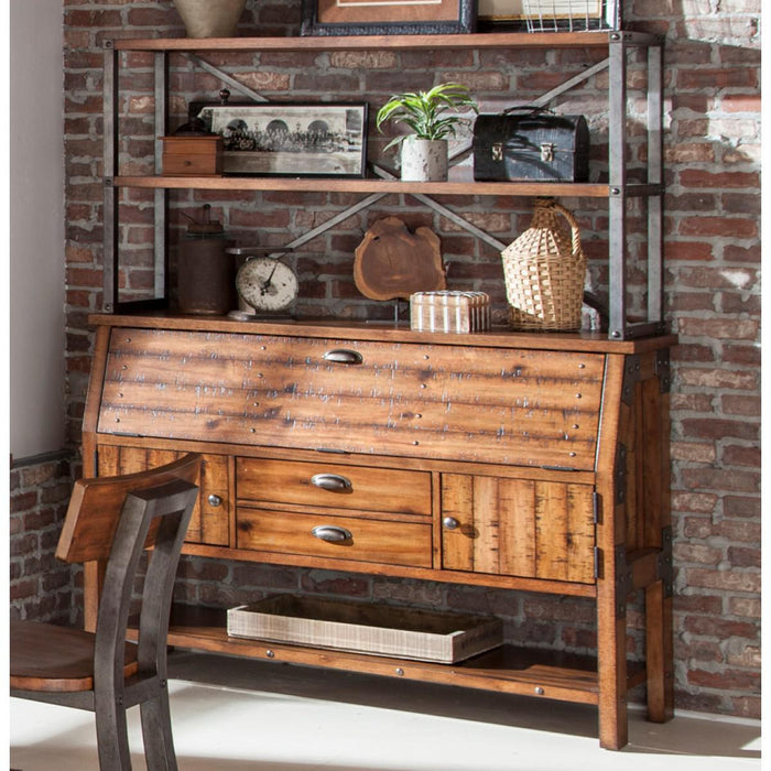 Holverson Backer's Back in Rustic Brown 1715-50* - U&U Home Budget Furniture (Carteret, NJ)