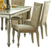 Celandine Dining Table in Silver 1928-78NG - U&U Home Budget Furniture (Carteret, NJ)