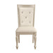 Celandine Side Chair in Silver (Set of 2) - U&U Home Budget Furniture (Carteret, NJ)