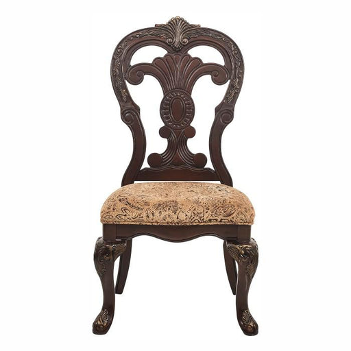 Deryn Park Side Chair in Dark Cherry (Set of 2) - U&U Home Budget Furniture (Carteret, NJ)