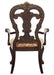 Deryn Park Arm Chair in Dark Cherry (Set of 2) - U&U Home Budget Furniture (Carteret, NJ)