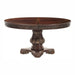 Deryn Park Round Dining Table in Dark Cherry 2243-76* - U&U Home Budget Furniture (Carteret, NJ)