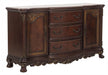Deryn Park Buffet/Server in Dark Cherry 2243-55 - U&U Home Budget Furniture (Carteret, NJ)