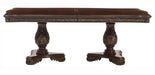 Deryn Park Dining Table in Dark Cherry 2243-114* - U&U Home Budget Furniture (Carteret, NJ)