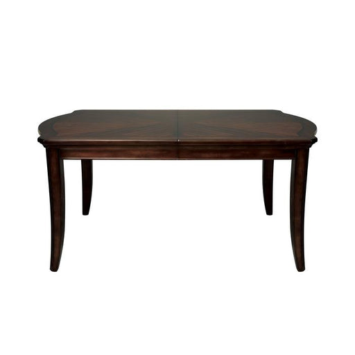 Keegan Dining Table in Cherry 2546-96 - U&U Home Budget Furniture (Carteret, NJ)