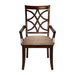 Keegan Arm Chair in Cherry (Set of 2) - U&U Home Budget Furniture (Carteret, NJ)