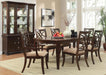 Keegan Arm Chair in Cherry (Set of 2) - U&U Home Budget Furniture (Carteret, NJ)