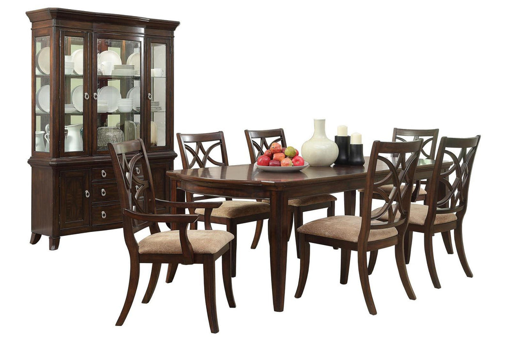 Keegan Buffet & Hutch in Cherry 2546-50* - U&U Home Budget Furniture (Carteret, NJ)
