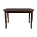 Maeve Dining Table in Dark Cherry 2547-72 - U&U Home Budget Furniture (Carteret, NJ)