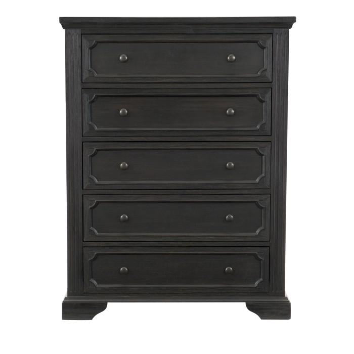 Bolingbrook Chest in Coffee 1647-9 - U&U Home Budget Furniture (Carteret, NJ)