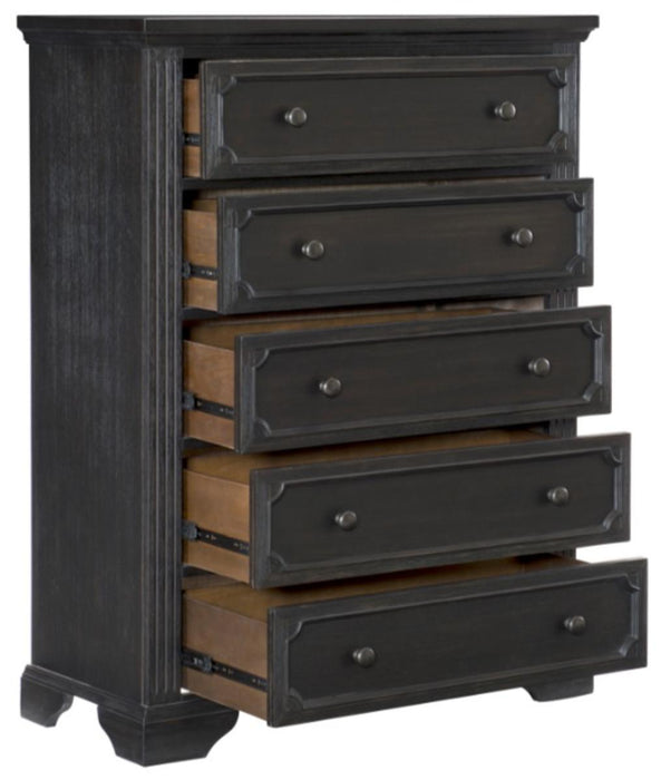 Bolingbrook Chest in Coffee 1647-9 - U&U Home Budget Furniture (Carteret, NJ)