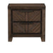 Parnell Nightstand in Rustic Cherry 1648-4 - U&U Home Budget Furniture (Carteret, NJ)