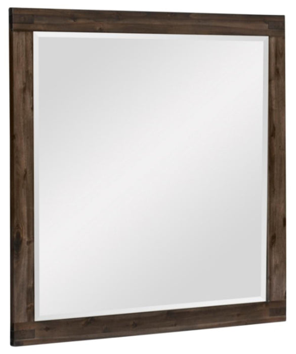 Parnell Mirror in Rustic Cherry 1648-6 - U&U Home Budget Furniture (Carteret, NJ)
