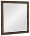 Parnell Mirror in Rustic Cherry 1648-6 - U&U Home Budget Furniture (Carteret, NJ)