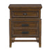 Frazier Nightstand in Dark Cherry 1649-4 - U&U Home Budget Furniture (Carteret, NJ)