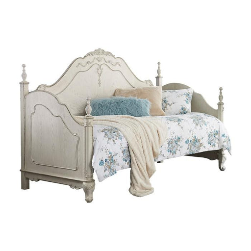 Cinderella Day Bed in Antique White - U&U Home Budget Furniture (Carteret, NJ)