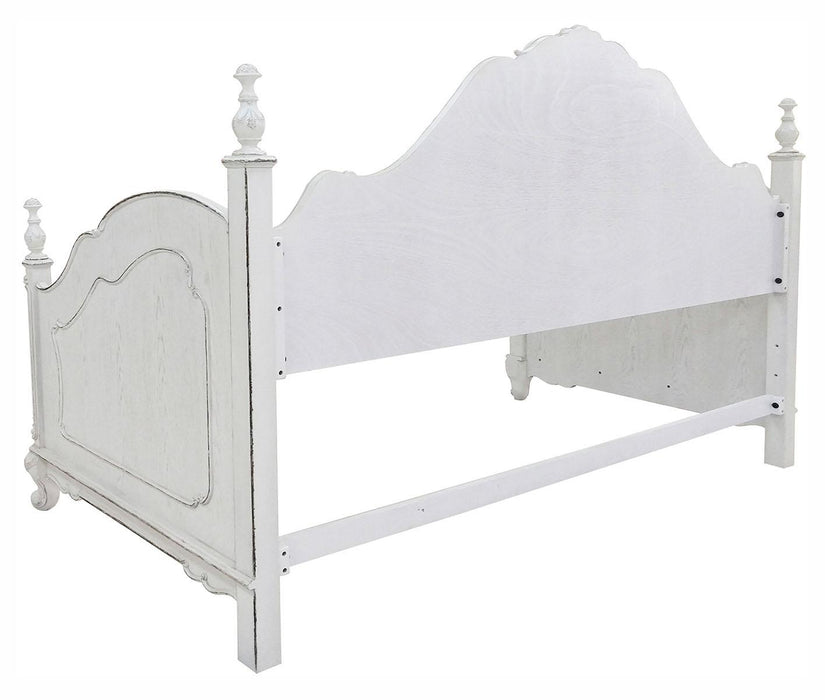 Cinderella Day Bed in Antique White - U&U Home Budget Furniture (Carteret, NJ)