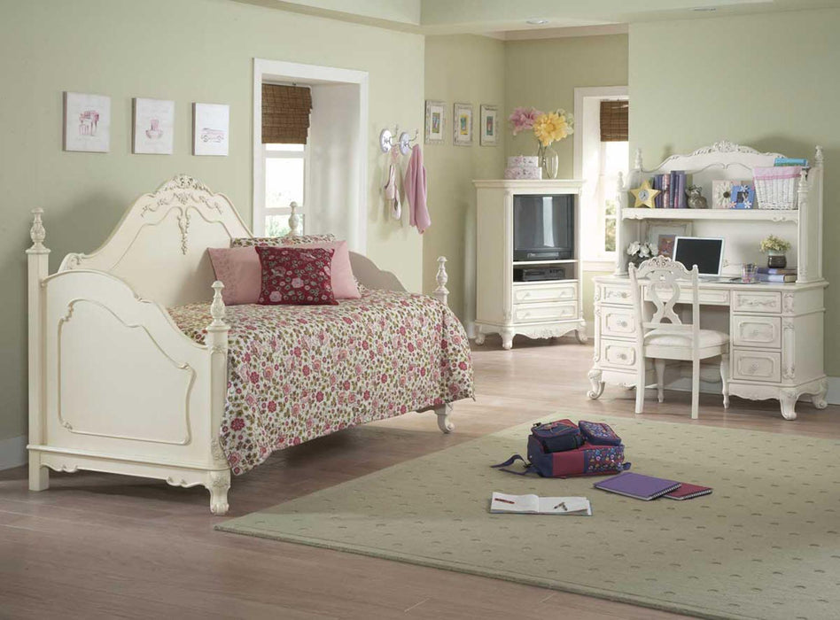 Cinderella Day Bed in Antique White - U&U Home Budget Furniture (Carteret, NJ)