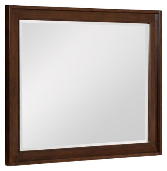 Frazier Mirror in Dark Cherry 1649-6 - U&U Home Budget Furniture (Carteret, NJ)