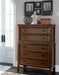 Frazier Chest in Dark Cherry 1649-9 - U&U Home Budget Furniture (Carteret, NJ)