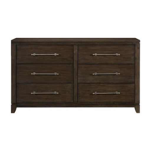 Griggs Dresser in Dark Brown 1669-5 - U&U Home Budget Furniture (Carteret, NJ)
