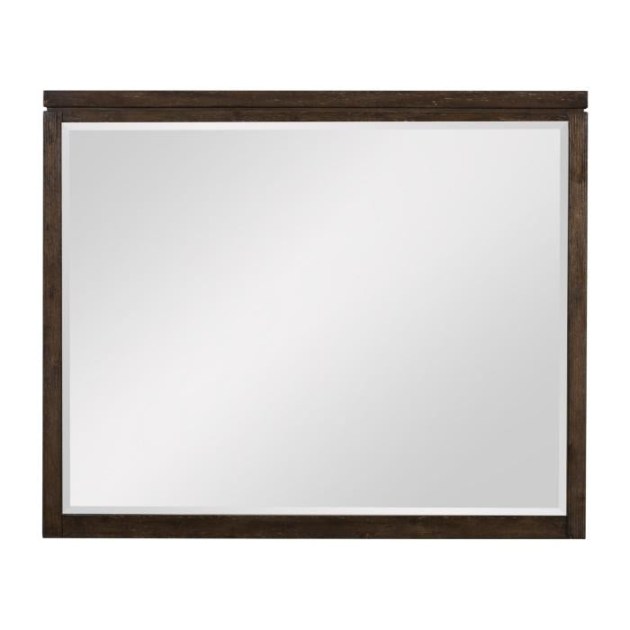 Griggs Mirror in Dark Brown 1669-6 - U&U Home Budget Furniture (Carteret, NJ)