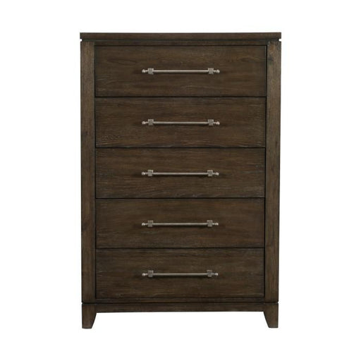 Griggs Chest in Dark Brown 1669-9 - U&U Home Budget Furniture (Carteret, NJ)