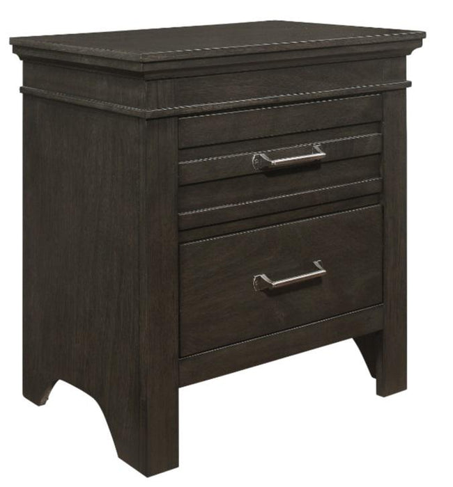 Blaire Farm Nightstand in Saddle Brown Wood 1675-4 - U&U Home Budget Furniture (Carteret, NJ)