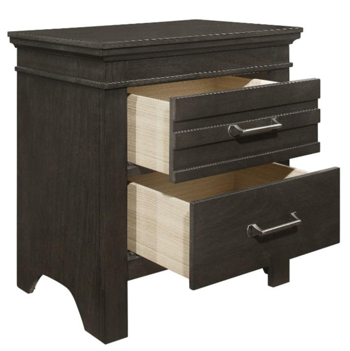 Blaire Farm Nightstand in Saddle Brown Wood 1675-4 - U&U Home Budget Furniture (Carteret, NJ)