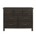 Blaire Farm Dresser in Saddle Brown Wood 1675-5 - U&U Home Budget Furniture (Carteret, NJ)