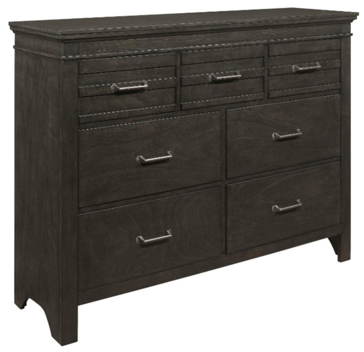 Blaire Farm Dresser in Saddle Brown Wood 1675-5 - U&U Home Budget Furniture (Carteret, NJ)