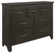 Blaire Farm Dresser in Saddle Brown Wood 1675-5 - U&U Home Budget Furniture (Carteret, NJ)