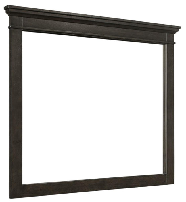 Blaire Farm Mirror in Saddle Brown Wood 1675-6 - U&U Home Budget Furniture (Carteret, NJ)